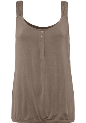 LASCANA, 2 PACK - Toppi - taupe+schwarz