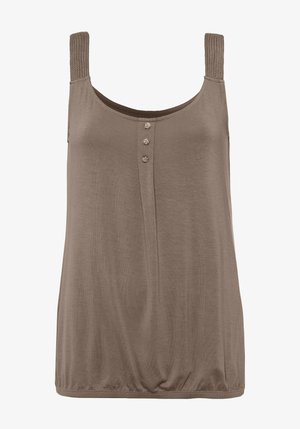LASCANA, 2 PACK - Toppi - taupe+schwarz