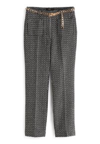 Next TWEED STYLE TAPER  - Tygbyxor - black white