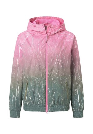 Ulla Popken, FUNKTIONSJACKE, FARBVERLAUF, KAPUZE, WASSERABWEISEND - Overgangsjakke - olive green