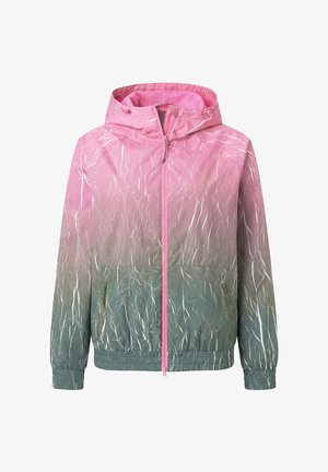Ulla Popken, FUNKTIONSJACKE, FARBVERLAUF, KAPUZE, WASSERABWEISEND - Übergangsjacke - olive green