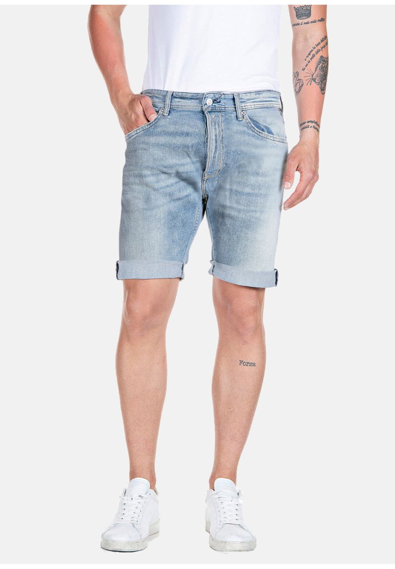 Replay Denim shorts 010/lightblue denim Zalando.de