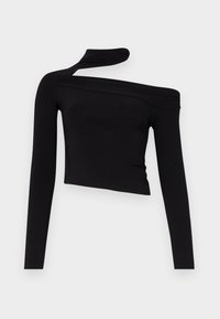 CUT OUT - Majica z dolgimi rokavi - black