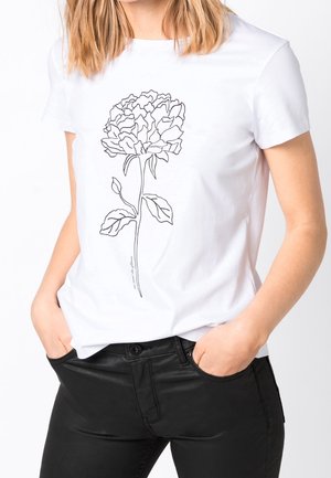 Triko s potiskem - white