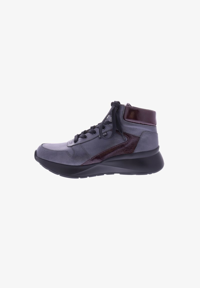 Finn Comfort MERIBEL - Lace-up ankle boots - anthrazit rot