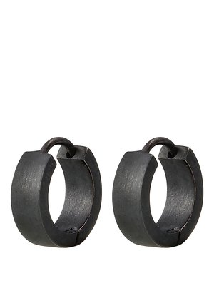 HOOPS MINIMAL - Ohrringe - black
