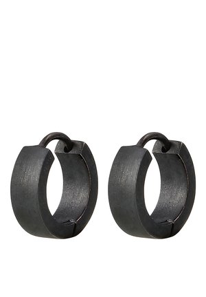 HOOPS MINIMAL - Øreringe - black