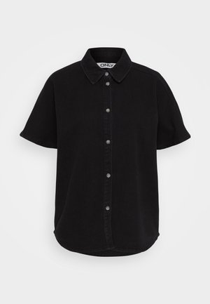 ONLY Tall, ONLKARLA SHIRT - Πουκαμίσα με κουμπιά - black denim