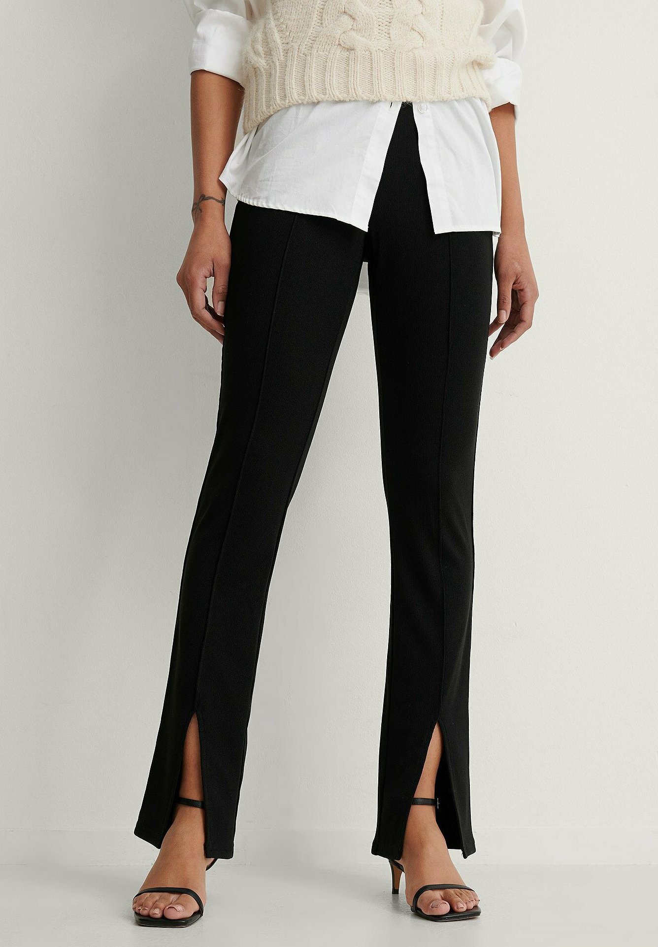 NA-KD Trousers - black - Zalando.de