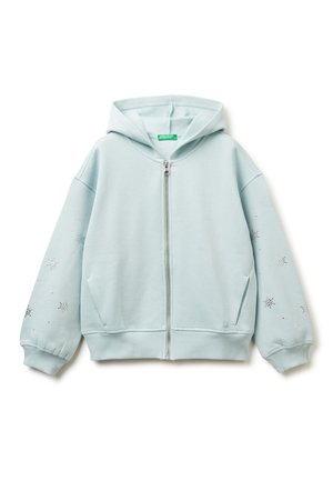 Sweater met rits - green