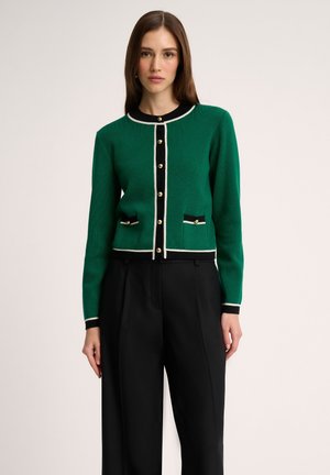 Luisa Spagnoli MATERIALE - Jopica - verde nero panna