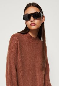 ONLY ONLKATIA LOOSE HIGH NECK  - Džemperis - friar brown melange