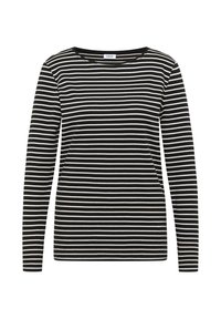 GESTREIFTES - Top s dlouhým rukávem - schwarz