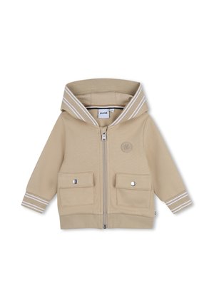 HOODIE - Sweater met rits - sand