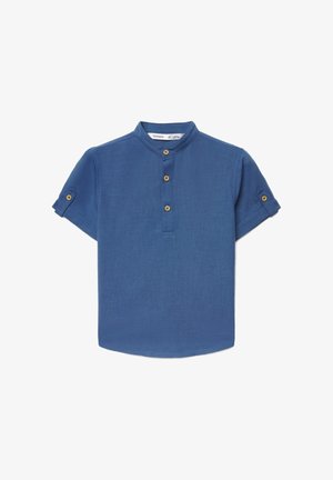 Terranova, CAMICIA MC TINTA UNITA - Polo - blu scuro