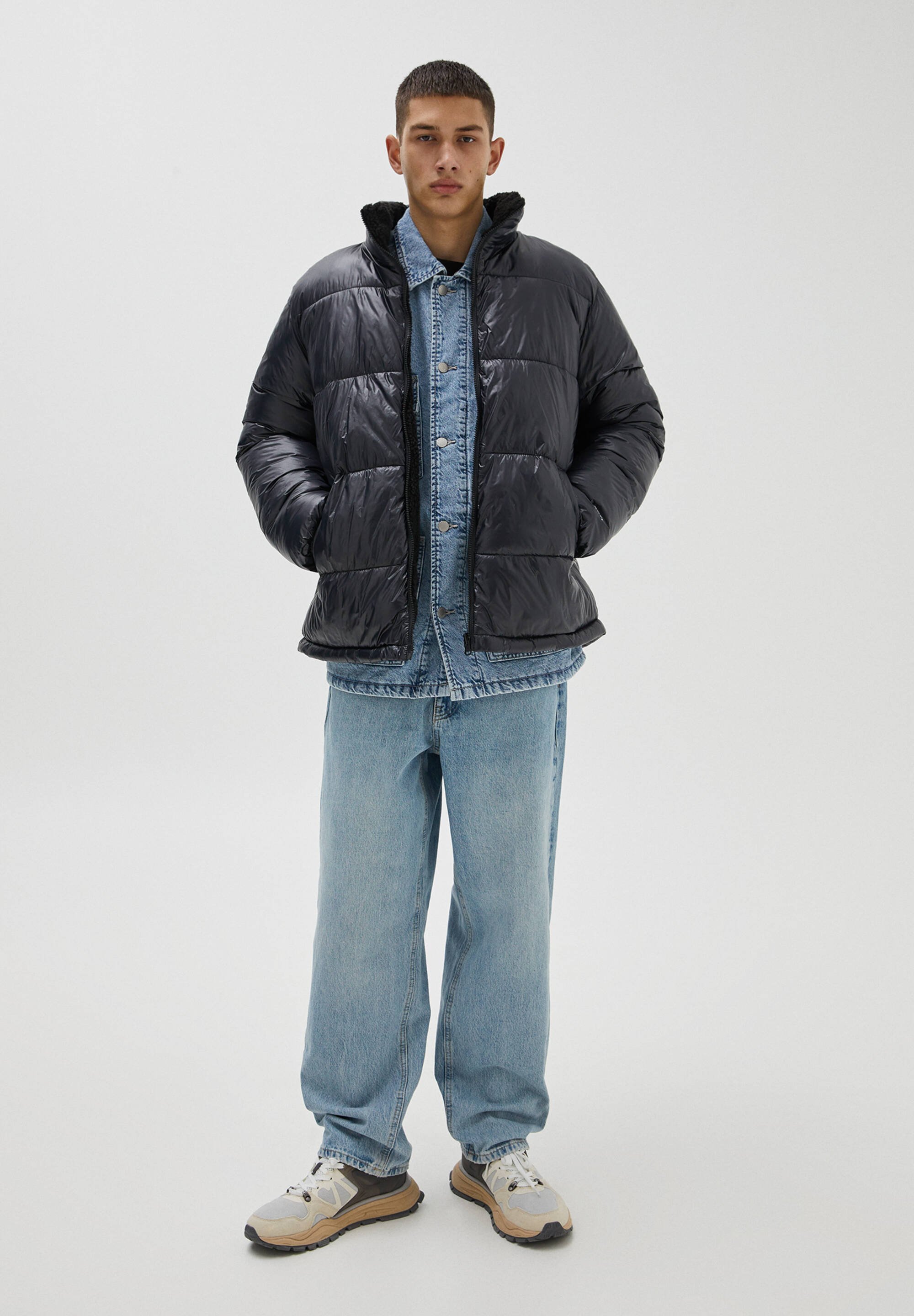 men's reversible winter jacket