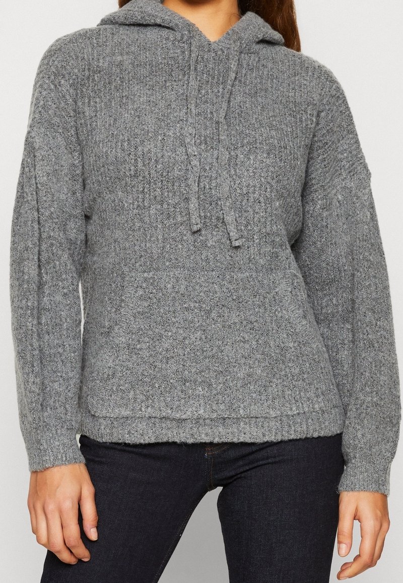 Even&Odd Kapuzenpullover - mottled dark grey