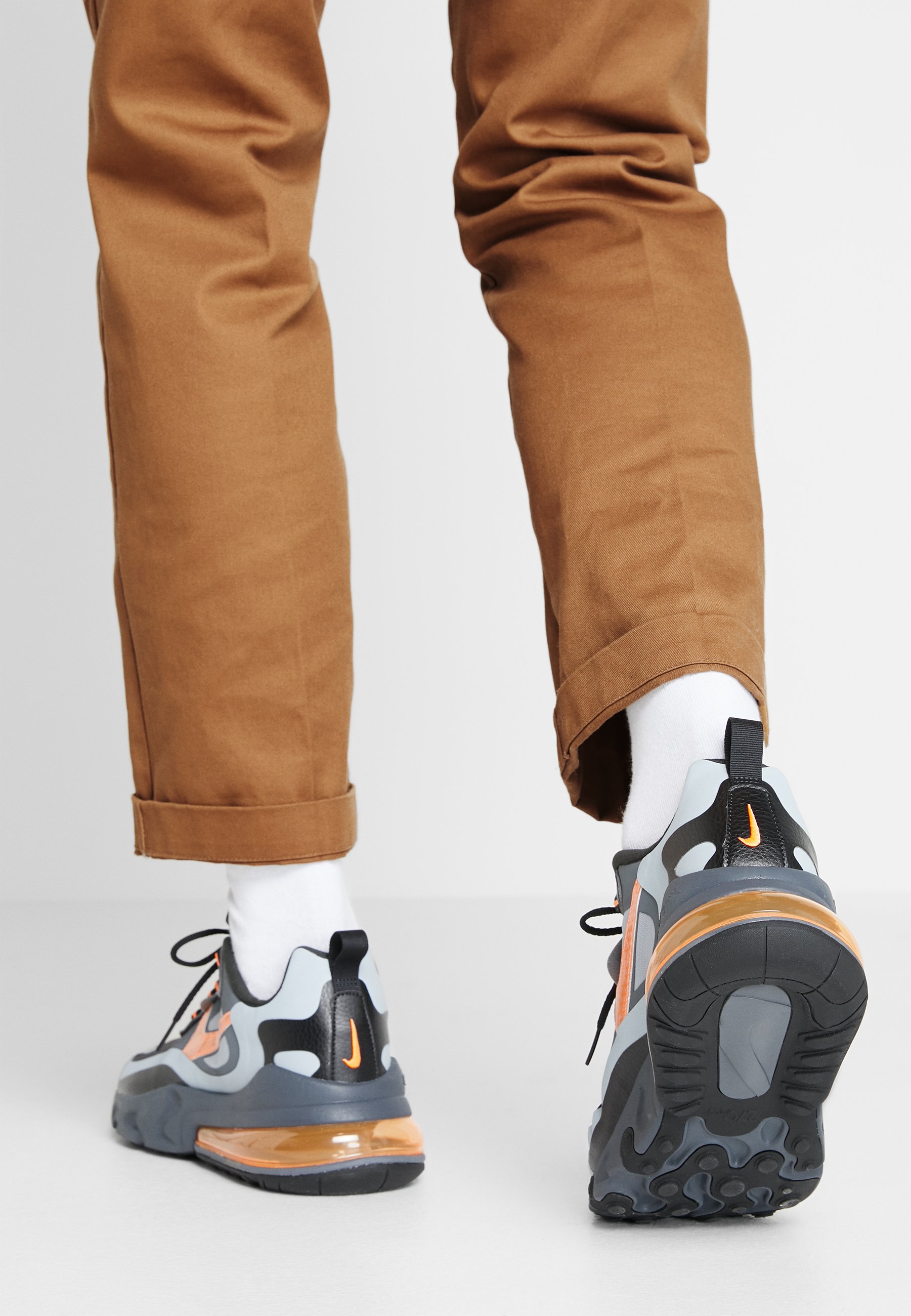 nike air max 270 react grey orange