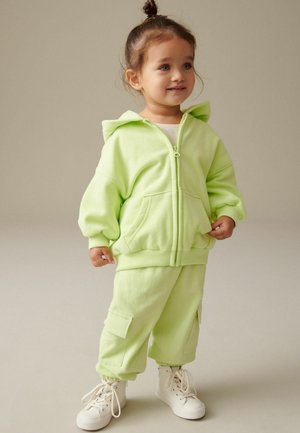 Next SOFT TOUCH - Mikina na zip - lime green