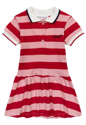 SHORT SLEEVE WITH POLO COLLAR - Trikoomekko - pink red