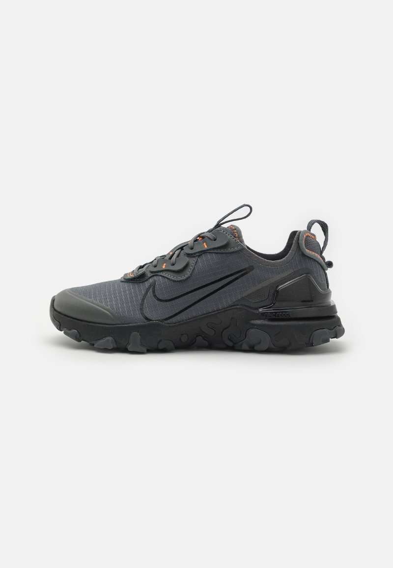 Nike Sportswear REACT VISION UNISEX - Baskets basses - iron grey/black/total orange/gris
