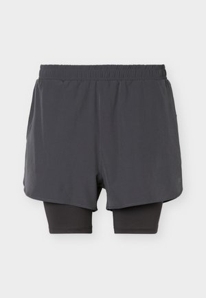 Pier One Sport, ESSENTIAL 2in1 SHORTS INSERTED TIGHTS - Αθλητικό σορτς - dark grey