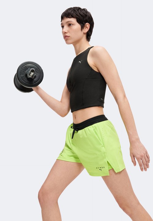 PUMA X HYROX SHORT - Sports shorts - sunny lime — photo 4