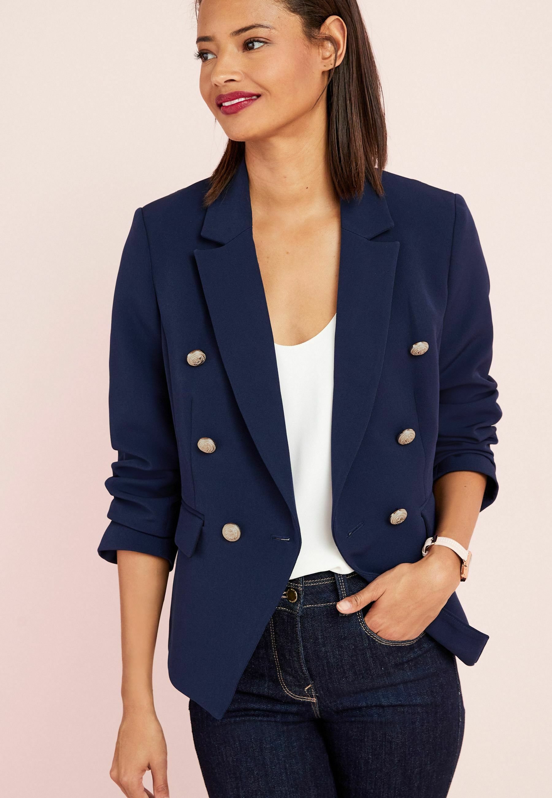 Next FITTED DOUBLE BREASTED - Blazer 