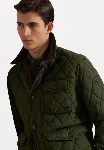 Polo Ralph Lauren THE BEATON QUILTED JACKET - Chaqueta de entretiempo - company olive