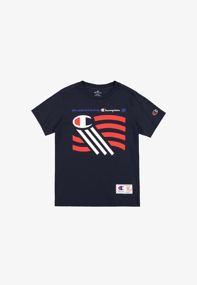 Champion CREWNECK - Camiseta estampada - dark blue