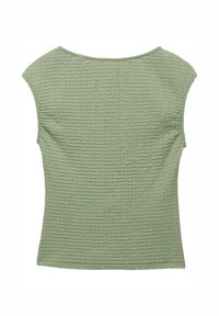 Potiskana majica - khaki