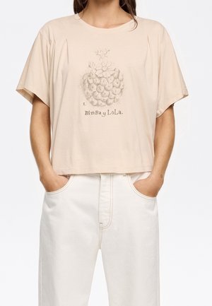 T-shirt imprimé - sand