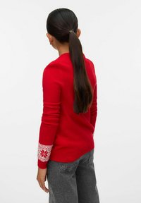 VERO MODA Girl VMFROSTYDEER - Maglione - chinese red