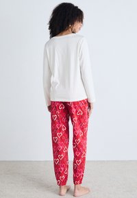LASCANA VIVANCE DREAMS BY LASCANA VALENTINE - Komplet pidžame - white red