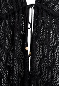 Zizzi KIMONO MIT BINDEGÜRTEL - Ranta-asusteet - black