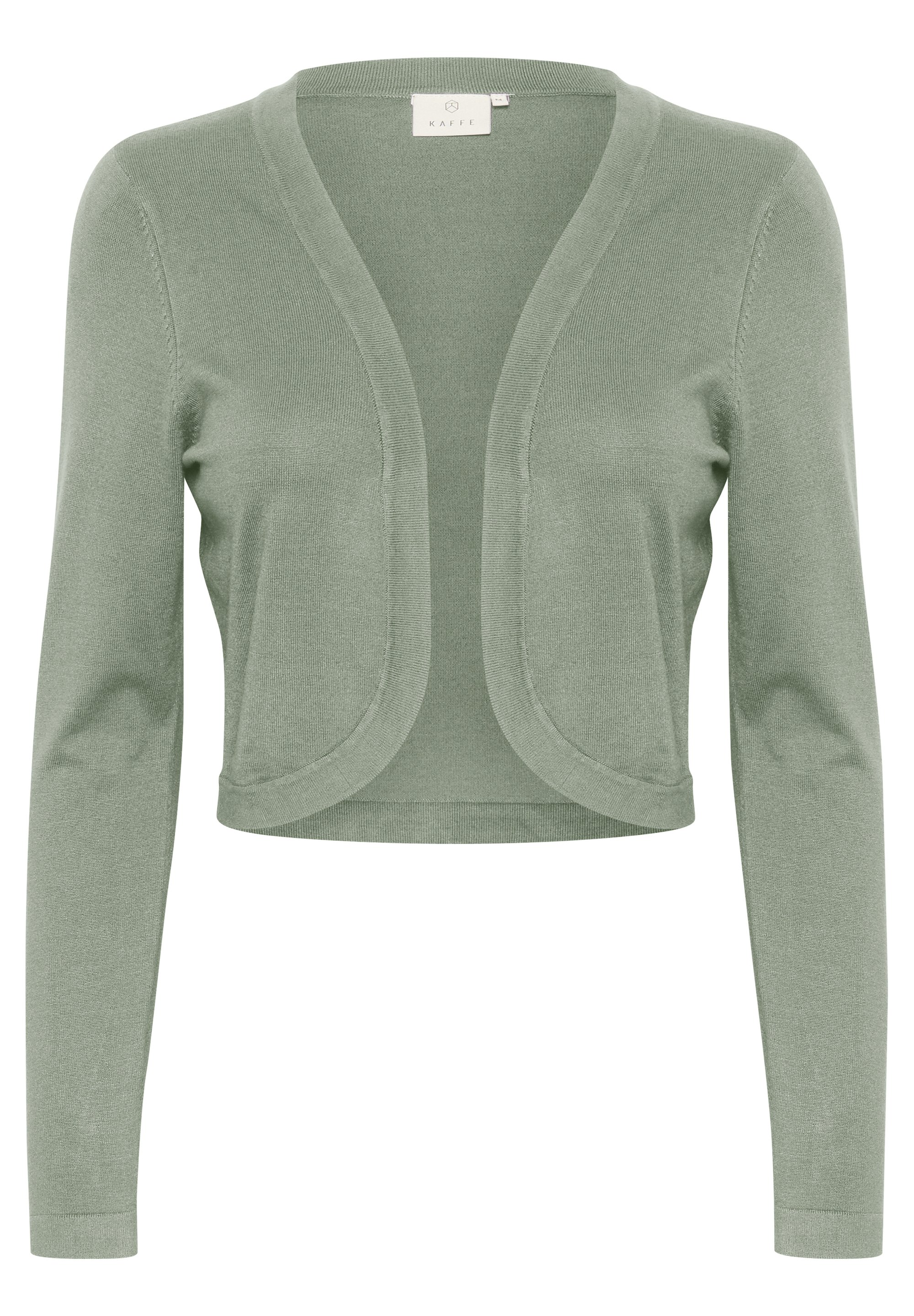 Kaffe ASTRID BOLERO - Cardigan - laurel wreath/dark green - Zalando.ie