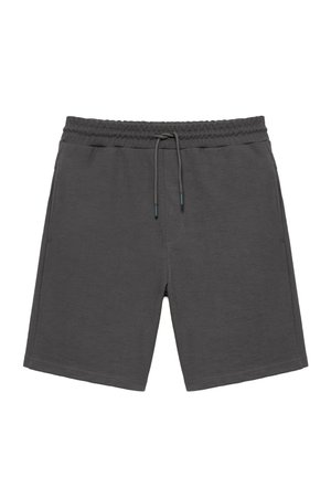 PULL&BEAR, RELAXED FIT - JOGGER BERMUDA SHORTS - Pantalon de survêtement - dark grey
