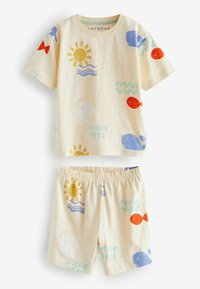 Next 3 PACK  REGULAR FIT - Pidžaamakomplekt - blue cream green whale