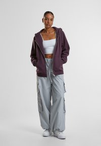 Urban Classics Felpa con zip - plumpurple