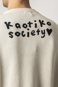 Kaotiko PUNK UNISEX - Džemper - ivory