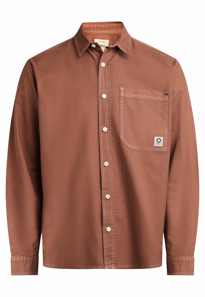Redefined Rebel Overhemd bruin