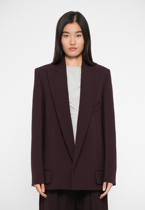 DROPPED LAPEL JACKET - Blejzer - deep mahogany