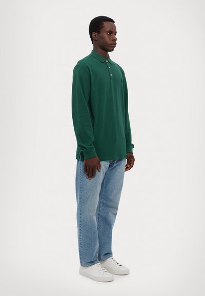 Polo Ralph Lauren CUSTOM SLIM FIT STRETCH MESH POLO SHIRT - Top s dlouhým rukávem - vintage pine
