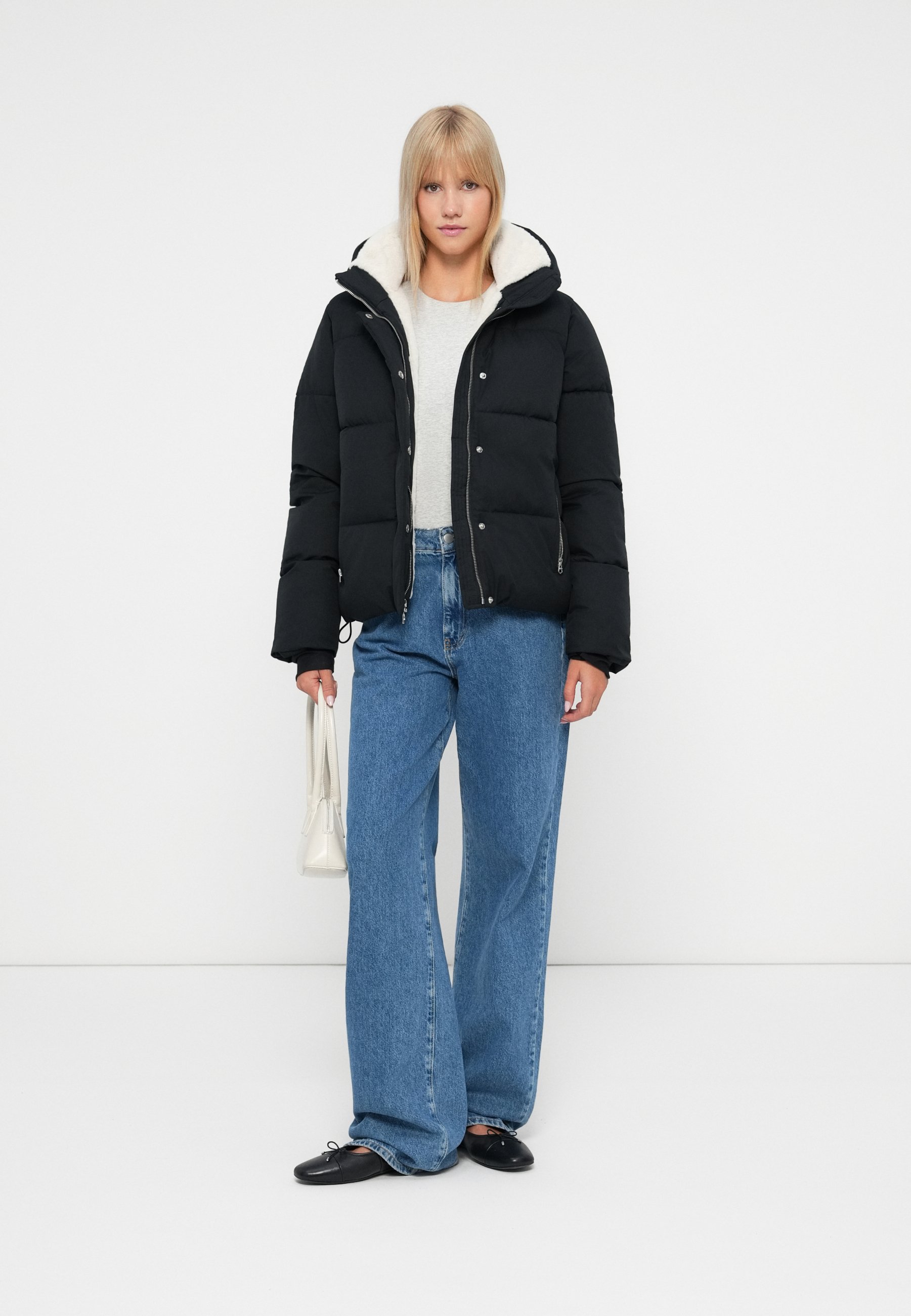 Hollister Co. PUFFER - Winter jacket - black - Zalando.ie Hollister Co. PUFFER - Winter jacket - black - Zalando.ie