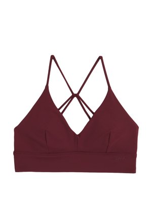 aim’n®, SENSE STRAP BRA - Αθλητικό σουτιέν ελαφριάς στήριξης - merlot