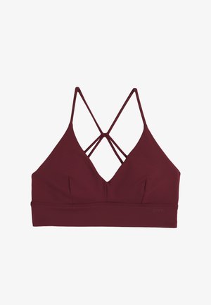 aim’n®, SENSE STRAP BRA - Brassières de sport à maintien léger - merlot