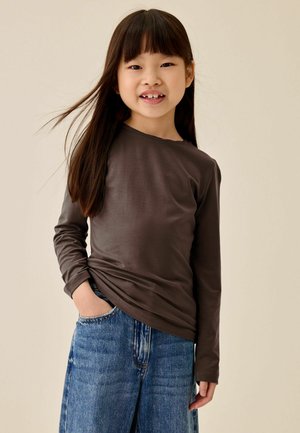 Next, REGULAR FIT - SUPERSOFT LONG SLEEVE TOP - Langarmshirt - chocolate brown