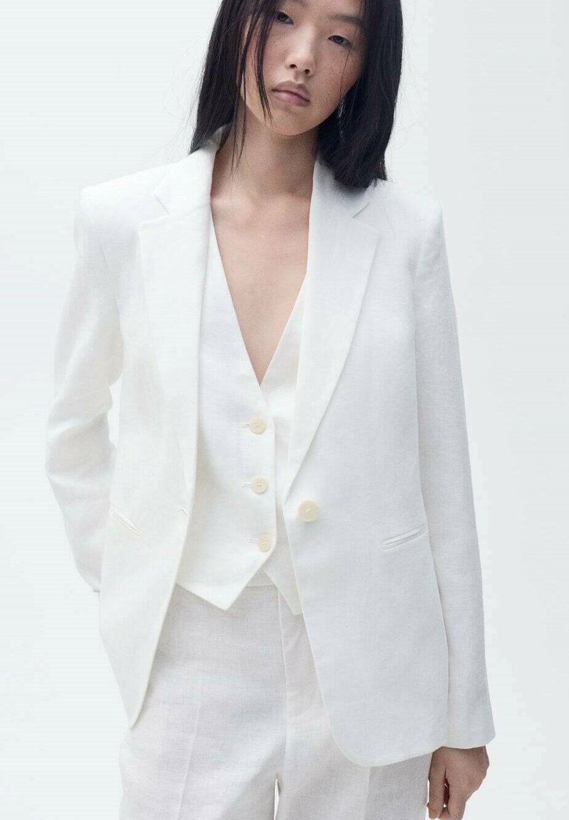 Mango - BORELI - Blazer - blanc cassé, Enlarge