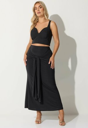 Falda larga - black