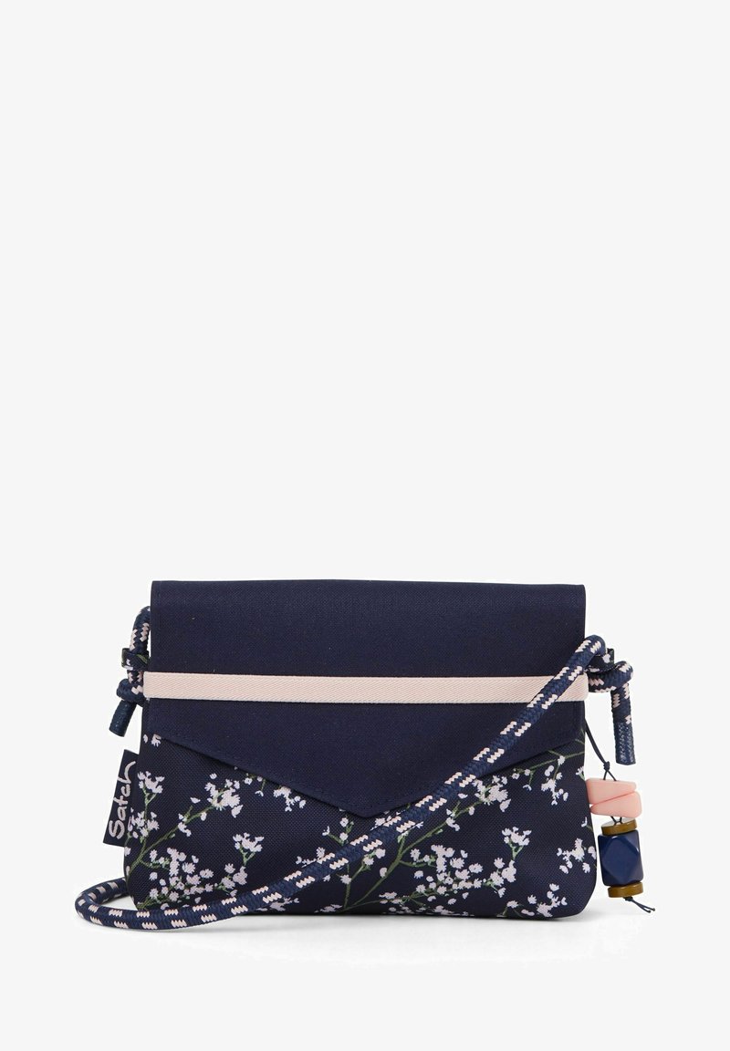 Satch Umhängetasche - dark blue rose white